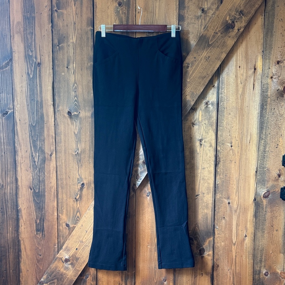 Anthropologie Maeve Black Trousers Stretch